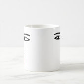 キスをする コーヒーマグカップ (中央)