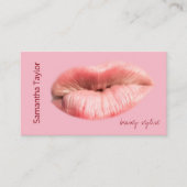 キスをするlips美しいスタイリストのカスタマイズ 名刺 (正面)