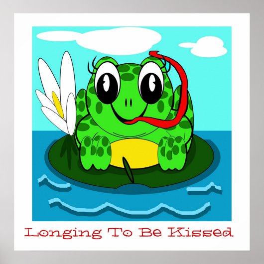 キスを切望 ポスター (正面)