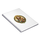 キスを飛ばすイエス 赤いハート いいねボタン ユーモア_1 ノートブック (右側)