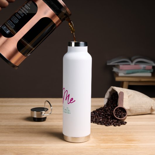 キスアイリッシュのTシャツ ウォーターボトル (コーヒー)