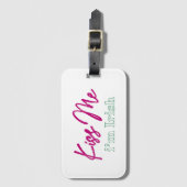 キスアイリッシュのTシャツ ラゲッジタグ (正面縦)