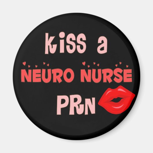 「キスアneuroナースPRN」 Tシャツ・ギフト マグネット (正面)