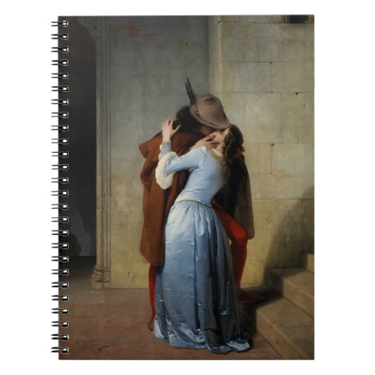 キスインブルーサテンフランチェスコHayez 1859 ノートブック (正面)