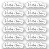 キスカットのサンタクロースのシグネチャーアビゲイルステッカー シール (正面)