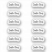 キスカットサンタクロースのサイン恵みシール シール (正面)