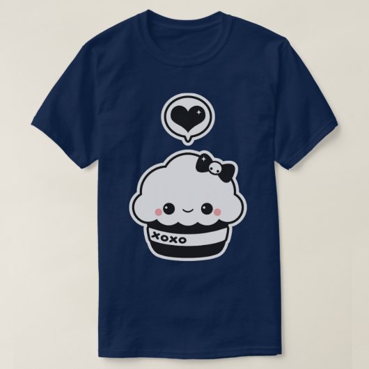 キスカップケーキ Tシャツ (デザイン正面)