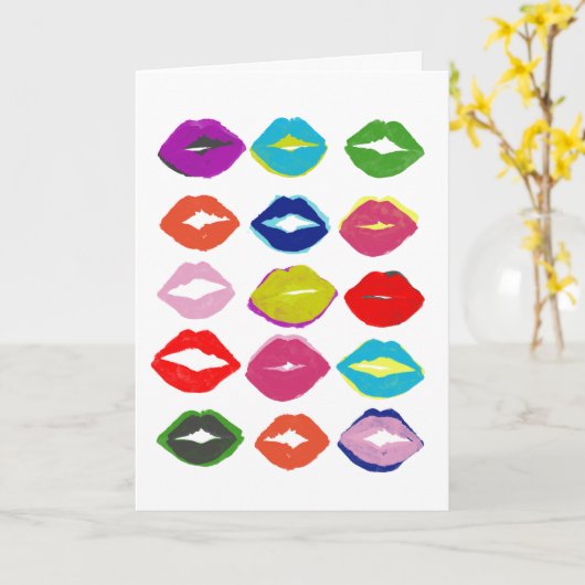 キスキス カード (黄色い花)