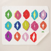 キスキス シェルパブランケット (正面(横))