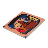 キスキュービズム抽象芸術 タイル (側面)