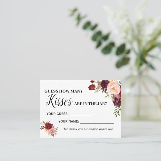 キスゲーム英語シャワスペインのーカード数 プレイスカード (スタンド正面)