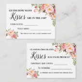 キスゲーム英語シャワスペインのーカード数 プレイスカード (正面/裏面)