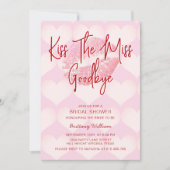 キスザグレ恋しく思ーヴァレンティネスブライダルシャワー 招待状 (正面)
