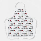 キスザシェフキュートなキッチンエプロン男性へ&ウィメンズ エプロン (正面)