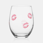 キスザバイ恋しく思のバチェロレッテ ステムなしワイングラス (右)