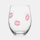 キスザバイ恋しく思のバチェロレッテ ステムなしワイングラス (左)