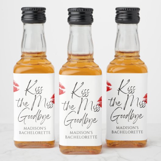 キスザバイ恋しく思のバチェロレッテ リキュールボトルラベル (ボトル)