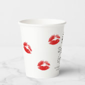 キスザバイ恋しく思のバチェロレッテ 紙コップ (正面)