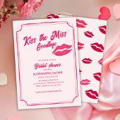 キスザバイ恋しく思ターバレンタインブライダルシャワー 招待状