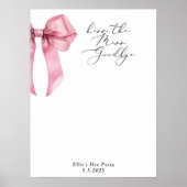 キスザバイ恋しく思ドピンクボウヘンパーティー ポスター (正面)