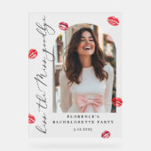 キスザバイ恋しく思ーバチェロレッテへようこそ アクリルサイン (正面)