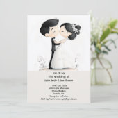 キスザブライド結婚式招待状 招待状 (スタンド正面)