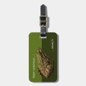 キスザプリンスおもしろいカエル荷物タグ ラゲッジタグ (正面縦)