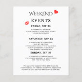 キスザボー恋しく思ドバイバチェロレッテウィークエンド招待状 (裏面)