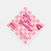 キスザボー恋しく思ドバイバチェロレッテ週末パーティー スタンダードランチョンナプキン (角)