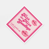 キスザボー恋しく思ドバイバチェロレッテ週末パーティー スタンダードランチョンナプキン (角)