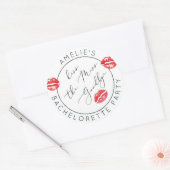 キスザ恋しく思バイバチェロレッテ ラウンドシール (封筒)