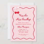 キスザ恋しく思バイバチェロレッテ 招待状 (正面)