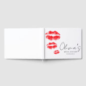 キスザ恋しく思バイブライダルシャワー ゲストブック (全面)