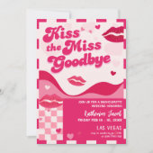 キスザ恋しく思バチェロレッテ週末旅行プラン 招待状 (正面)