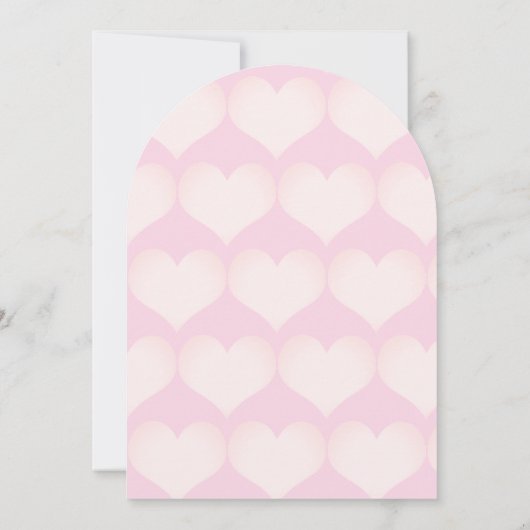 キスザ恋しく思ヴァレンティンズブライダルシャワー招待状 招待状 (裏面)