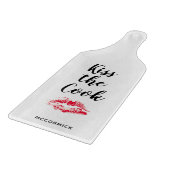 キスザ調理師おもしろい引用文パーソナライズされた カッティングボード (角)