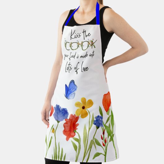 キスザ調理師フローラエプロン エプロン (インサイチュ)