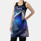 キスザ調理師フードシェフキッチンBBQベイカークリスタル エプロン (インサイチュ)