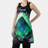 キスザ調理師フードシェフキッチンBBQベイカークリスタル エプロン (インサイチュ)