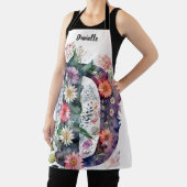 キスザ調理師フードシェフキッチンBBQベイカーモノグラム エプロン (インサイチュ)