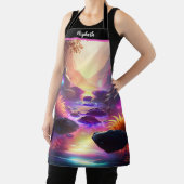 キスザ調理師フードシェフキッチンBBQベーカーファンタジー エプロン (インサイチュ)