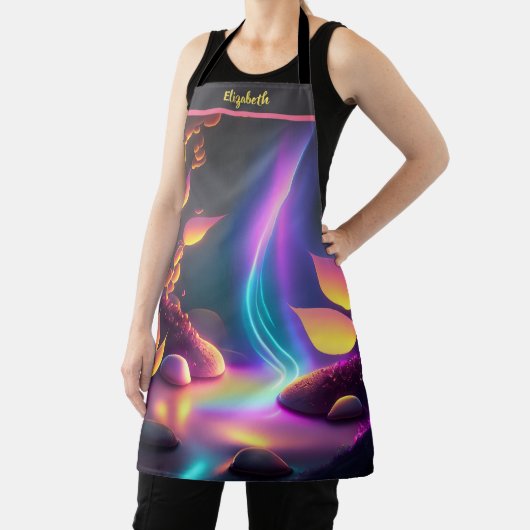 キスザ調理師フードシェフキッチンBBQベーカーファンタジー エプロン (インサイチュ)