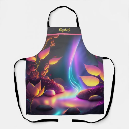 キスザ調理師フードシェフキッチンBBQベーカーファンタジー エプロン (正面)