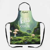 キスザ調理師フードシェフキッチンBBQベーカー エプロン (正面)