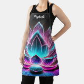 キスザ調理師フードシェフキッチンBBQベーカーLotus エプロン (インサイチュ)