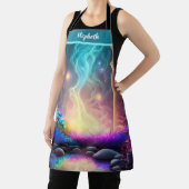 キスザ調理師フードシェフキッチンBBQベーカーNeon エプロン (インサイチュ)