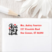 キスザ調理師ベイカーベーキングシェフキッチン料理 ラベル (インサイチュ)