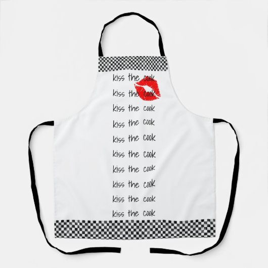 キスザ調理師 エプロン (正面)