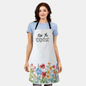 キスザ調理師 エプロン (着用した状態)