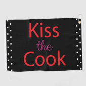 キスザ調理師 ゴルフタオル (横)